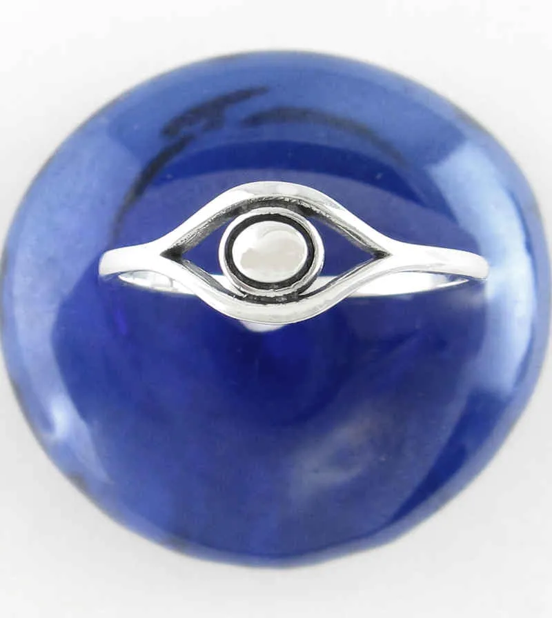 Cut-Out Evil Eye Ring