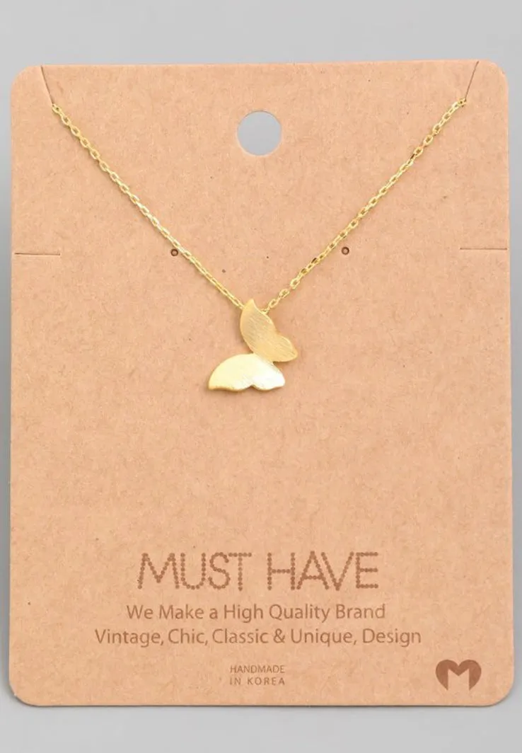 Dainty Butterfly Necklace
