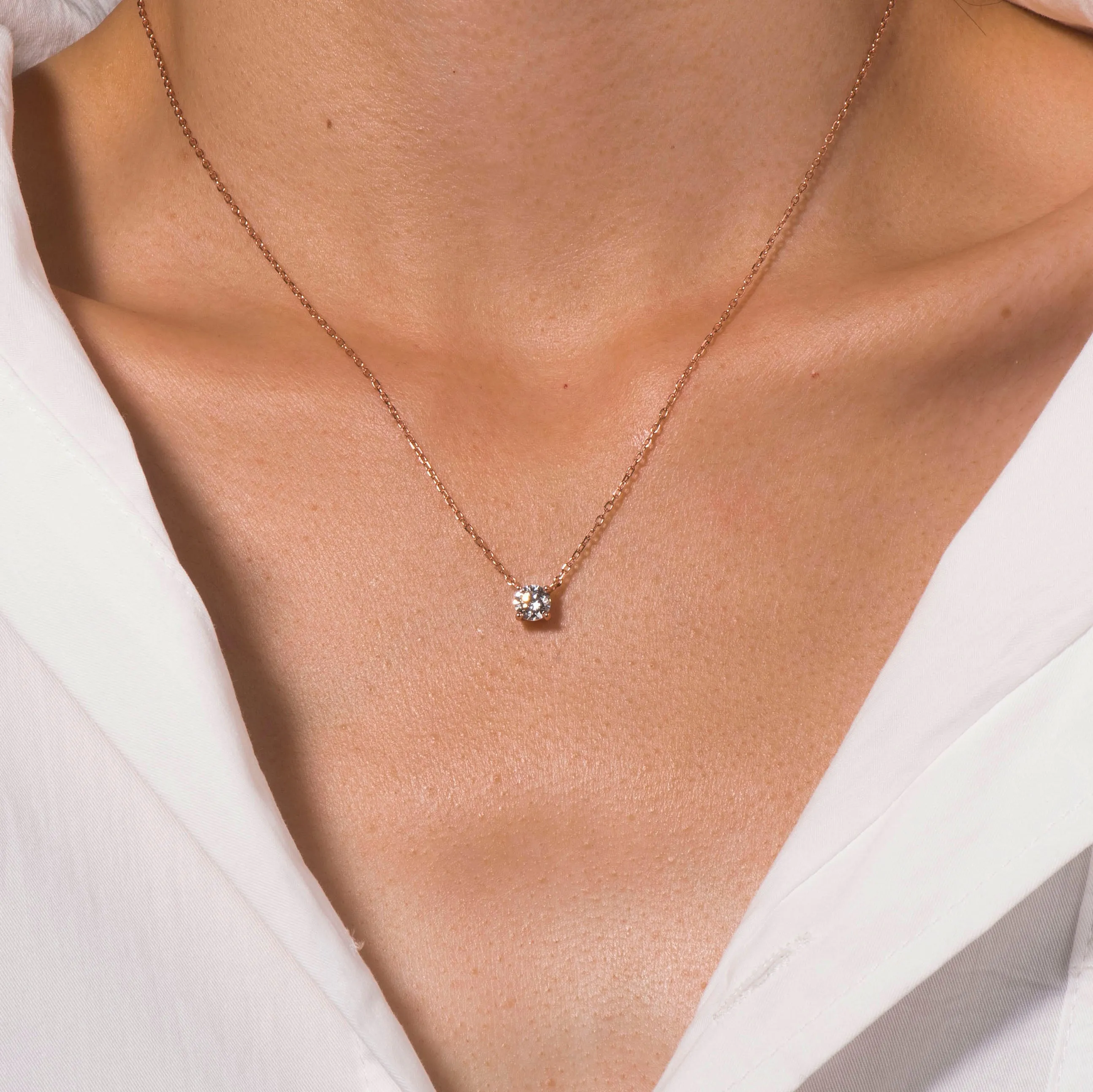 Dainty Cubic Zirconia Necklace