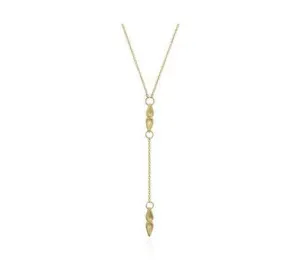 Delicate 14k Gold "Y" Necklace