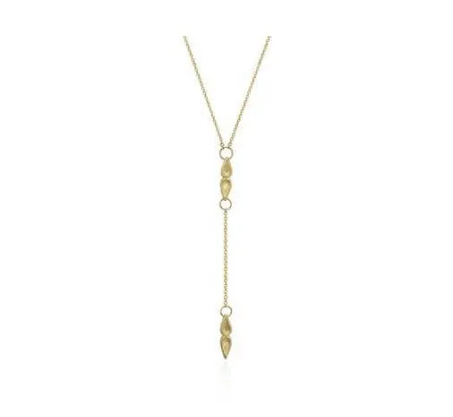 Delicate 14k Gold "Y" Necklace