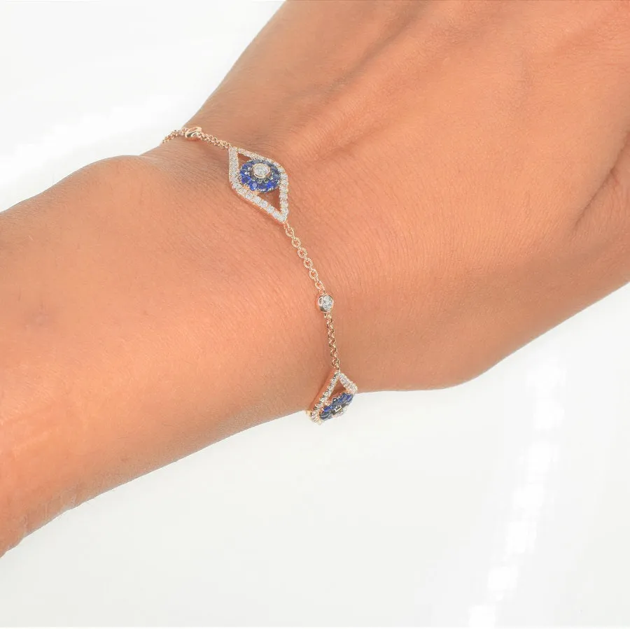 Dressy Evil Eye Bracelet