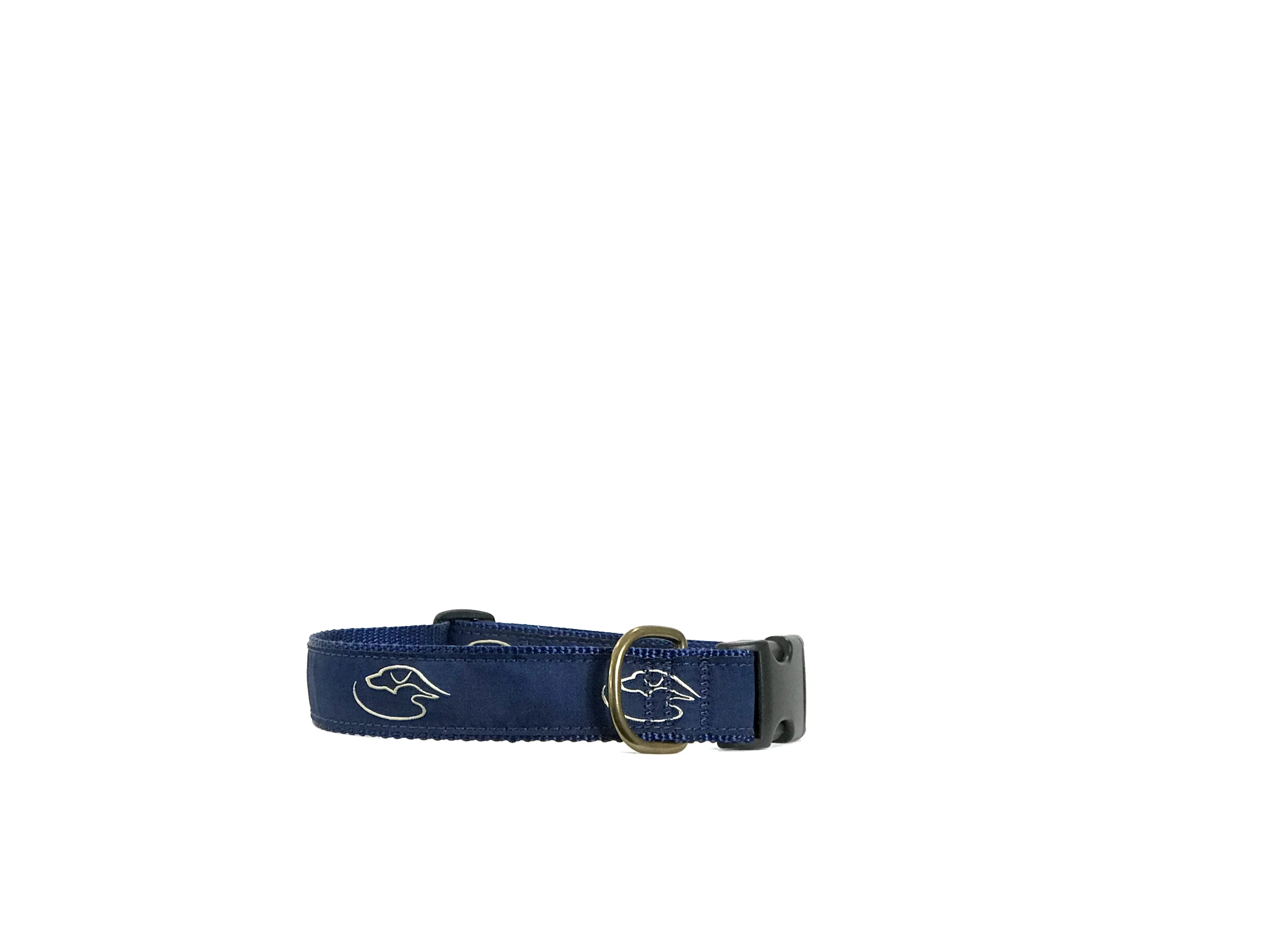 Duck Dog Signature Logo Dog Collars