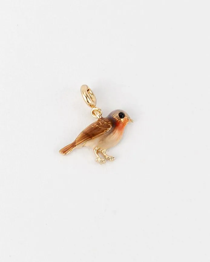 Enamel Robin Charm