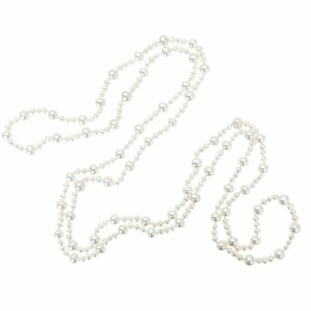 Eternal Pearl Necklace with Ivory Pearls