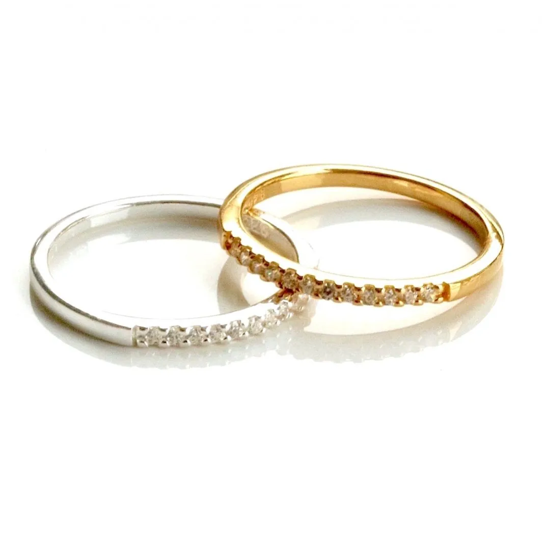 Eternity CZ Ring Silver