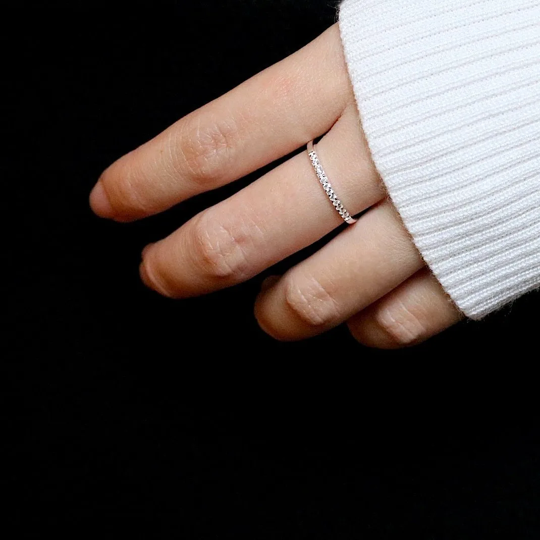 Eternity CZ Ring Silver