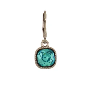 Faceted Crystal Square Earrings