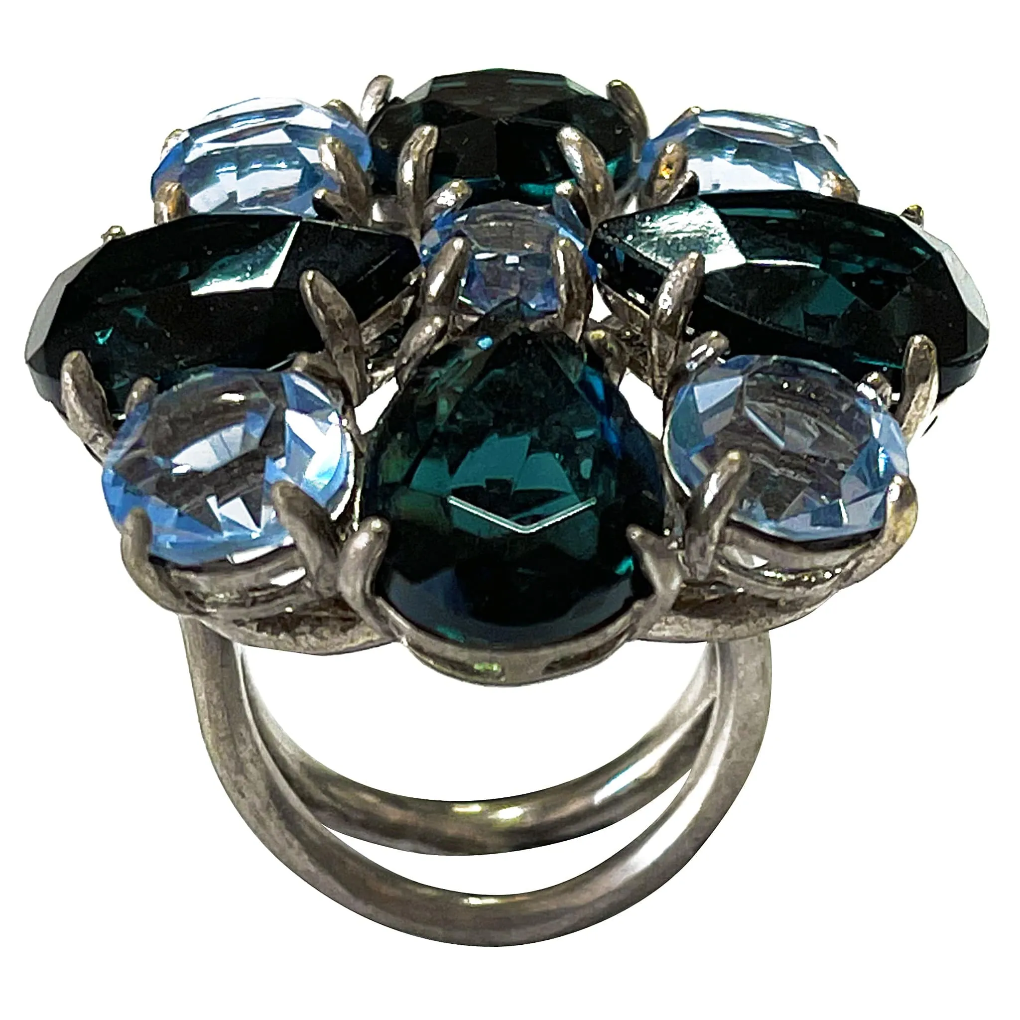 Giora' Cleopatra Fluid Precious Stones Ring