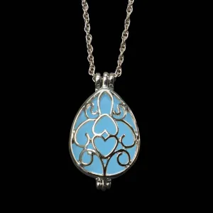 Glow in the Dark Tear Drop Locket