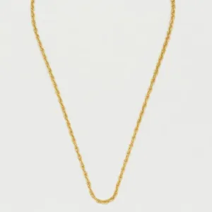 Gold Plated Twisted Rope Necklace Estella Bartlett