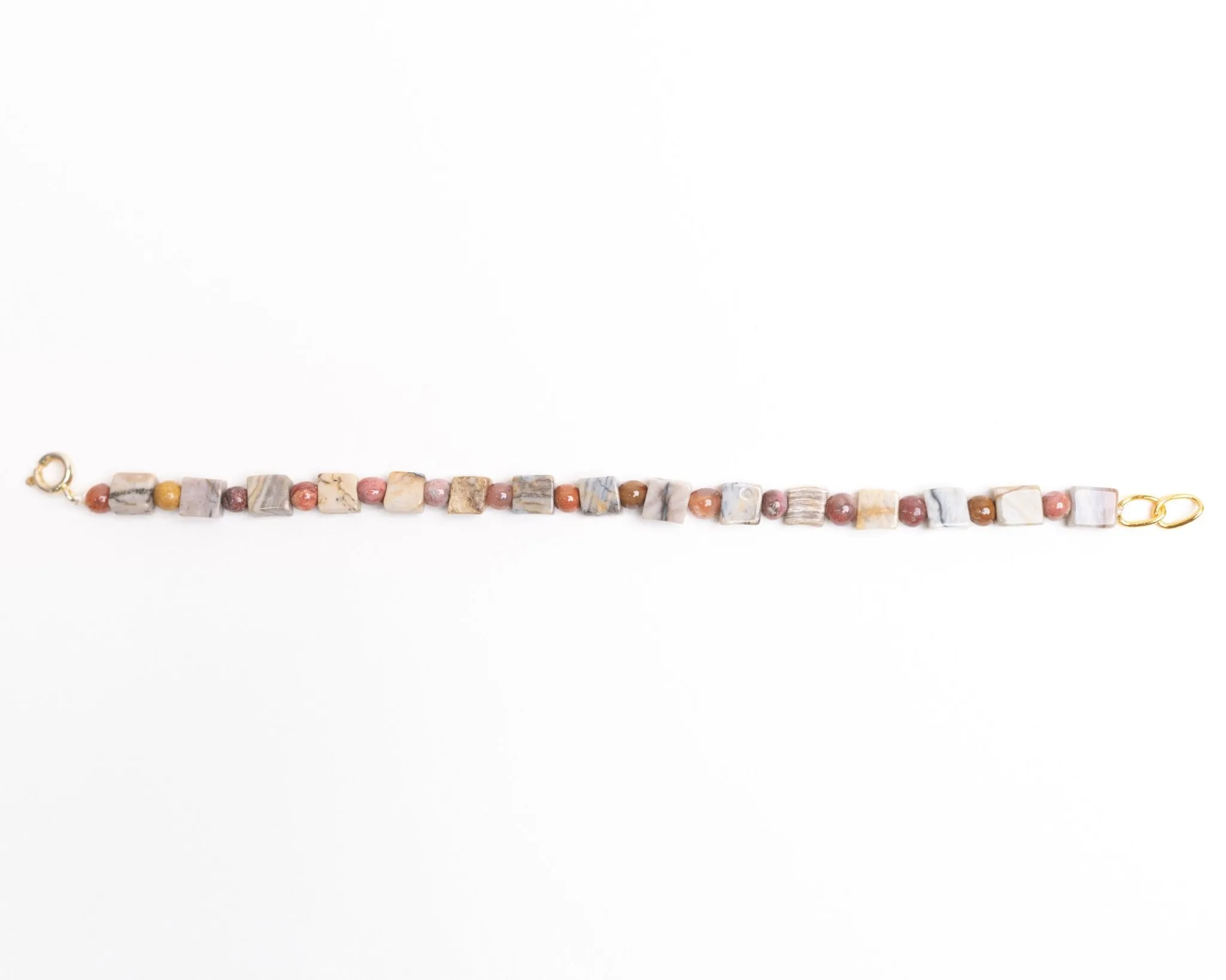 Grey Agate & Jasper Bracelet