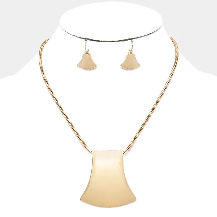 iLLASPARKZ Chunky metal bar necklace