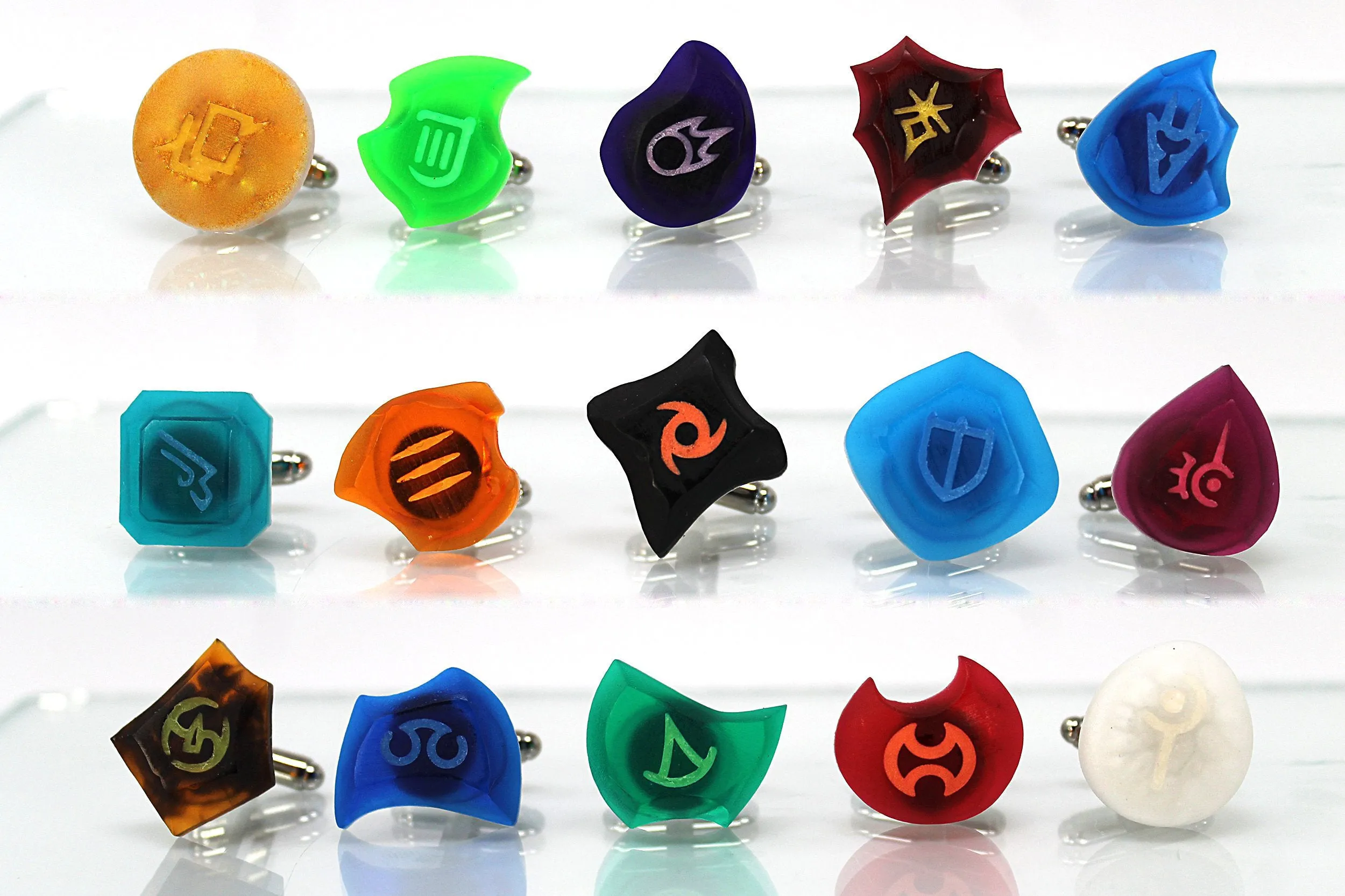 Job Stone Locket Charm Glow Necklaces - FFXIV