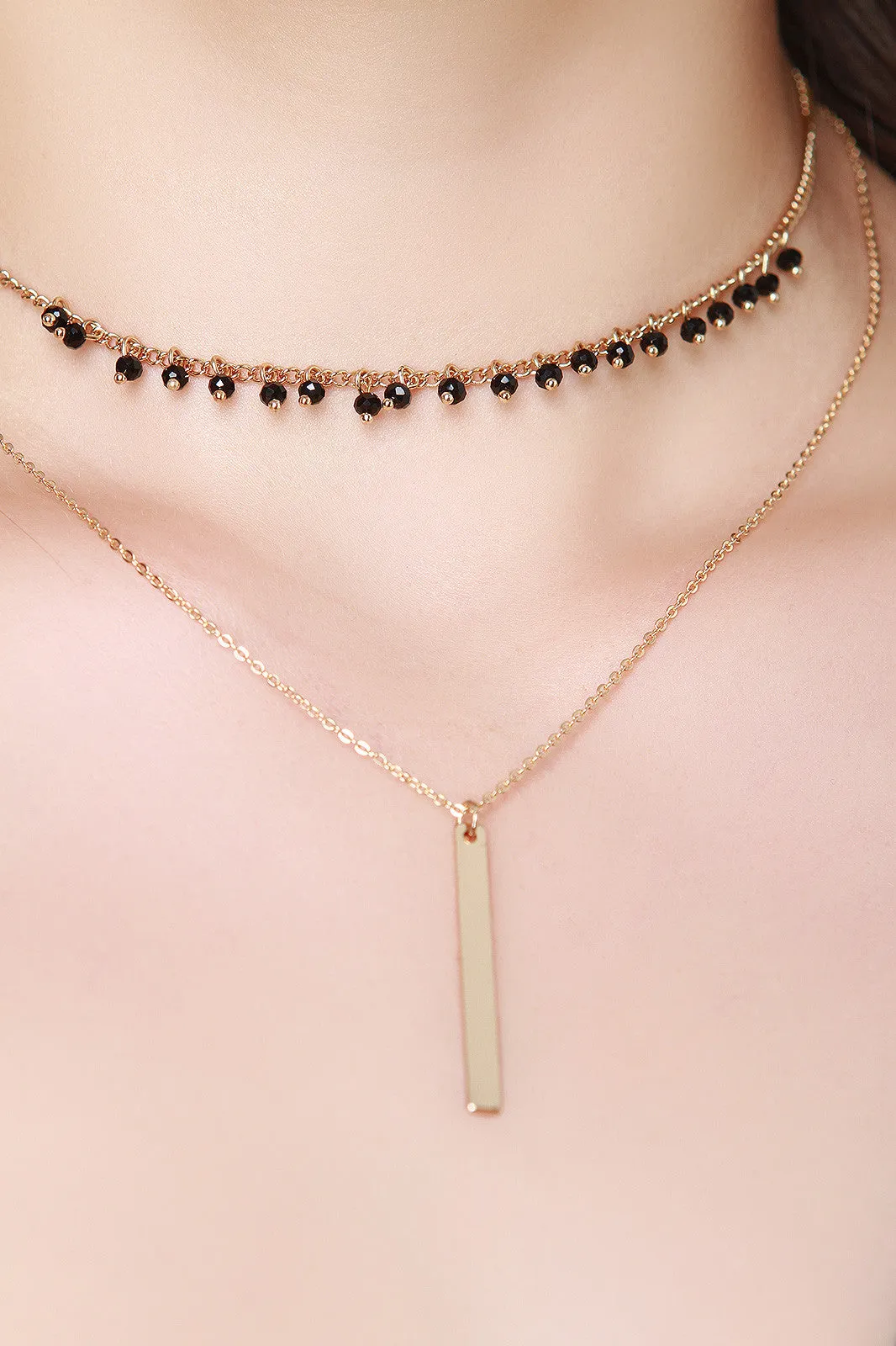 Keeping it Real Delicate Double Layered Necklace
