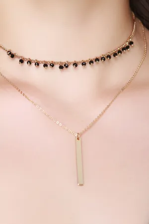 Keeping it Real Delicate Double Layered Necklace