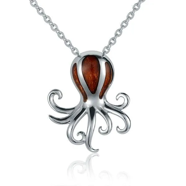 Koa Wood Pacific He’e Pendant
