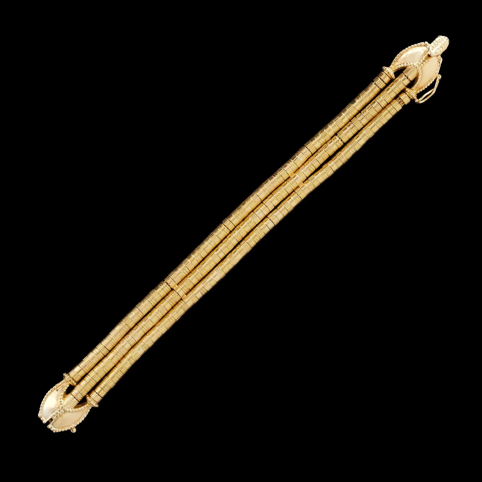 Lalaounis Helen of Troy Textured 18Kt Gold Bracelet