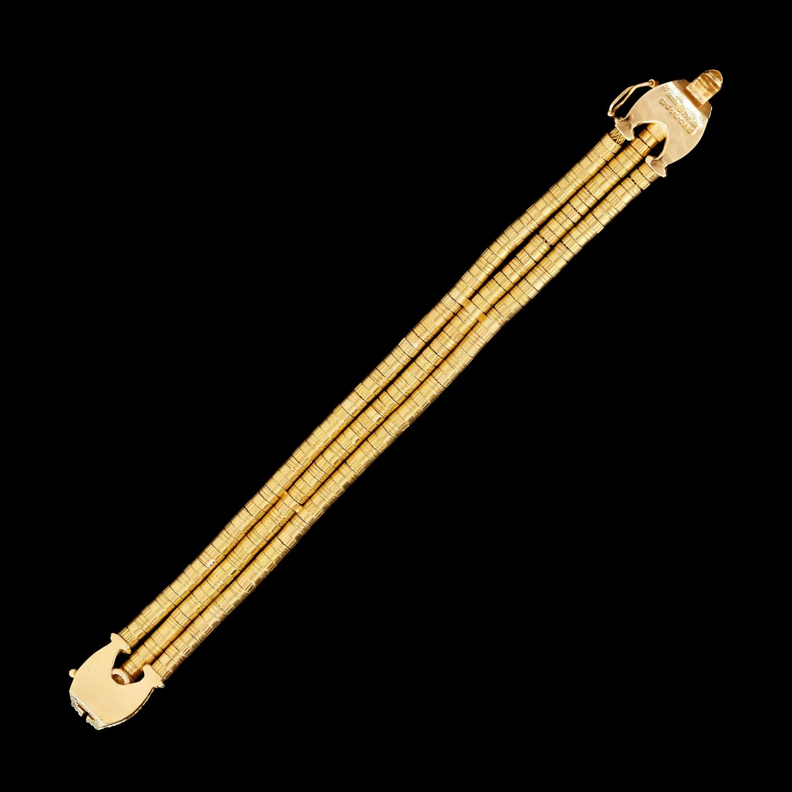 Lalaounis Helen of Troy Textured 18Kt Gold Bracelet