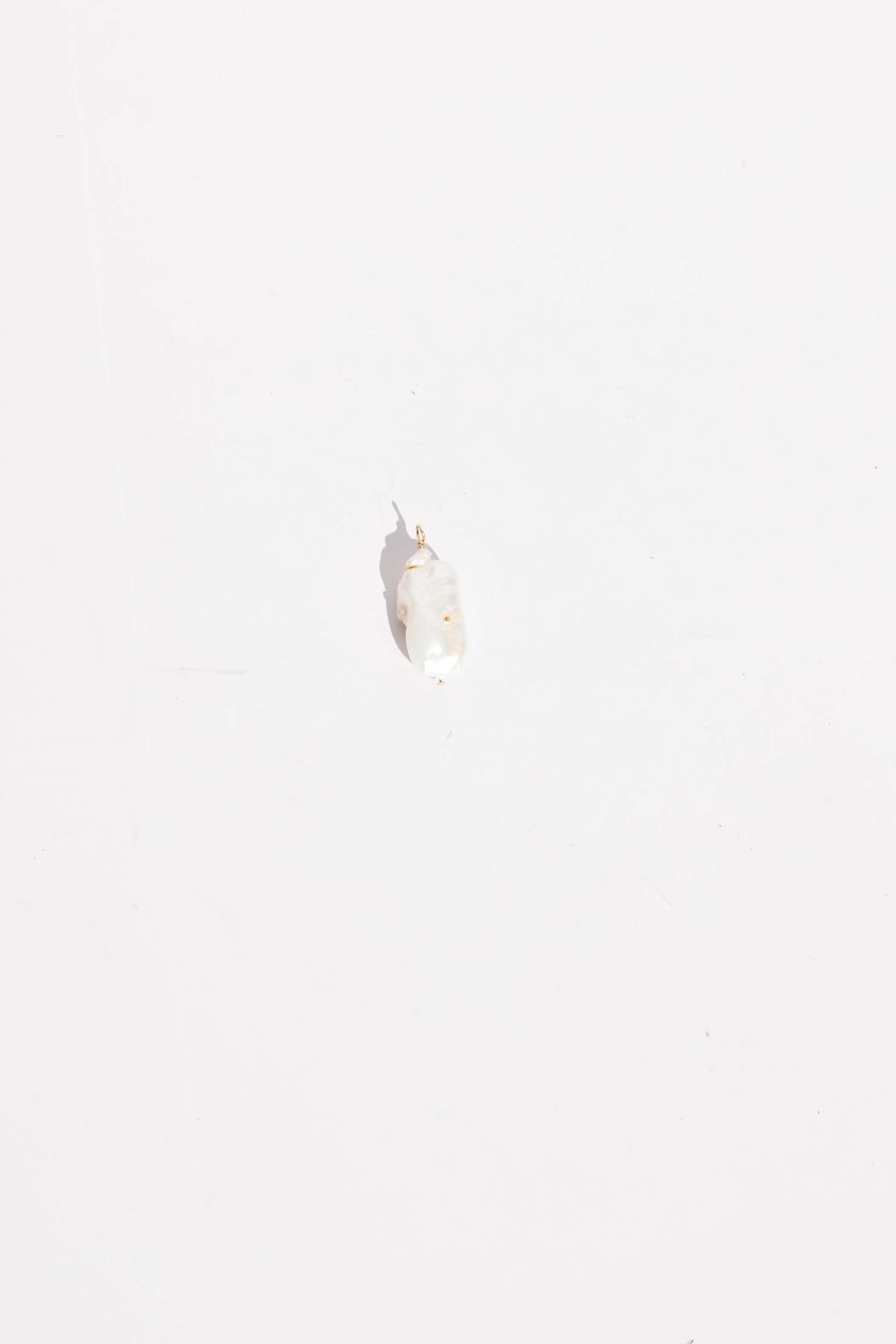 Large Abstract Pearl Charm