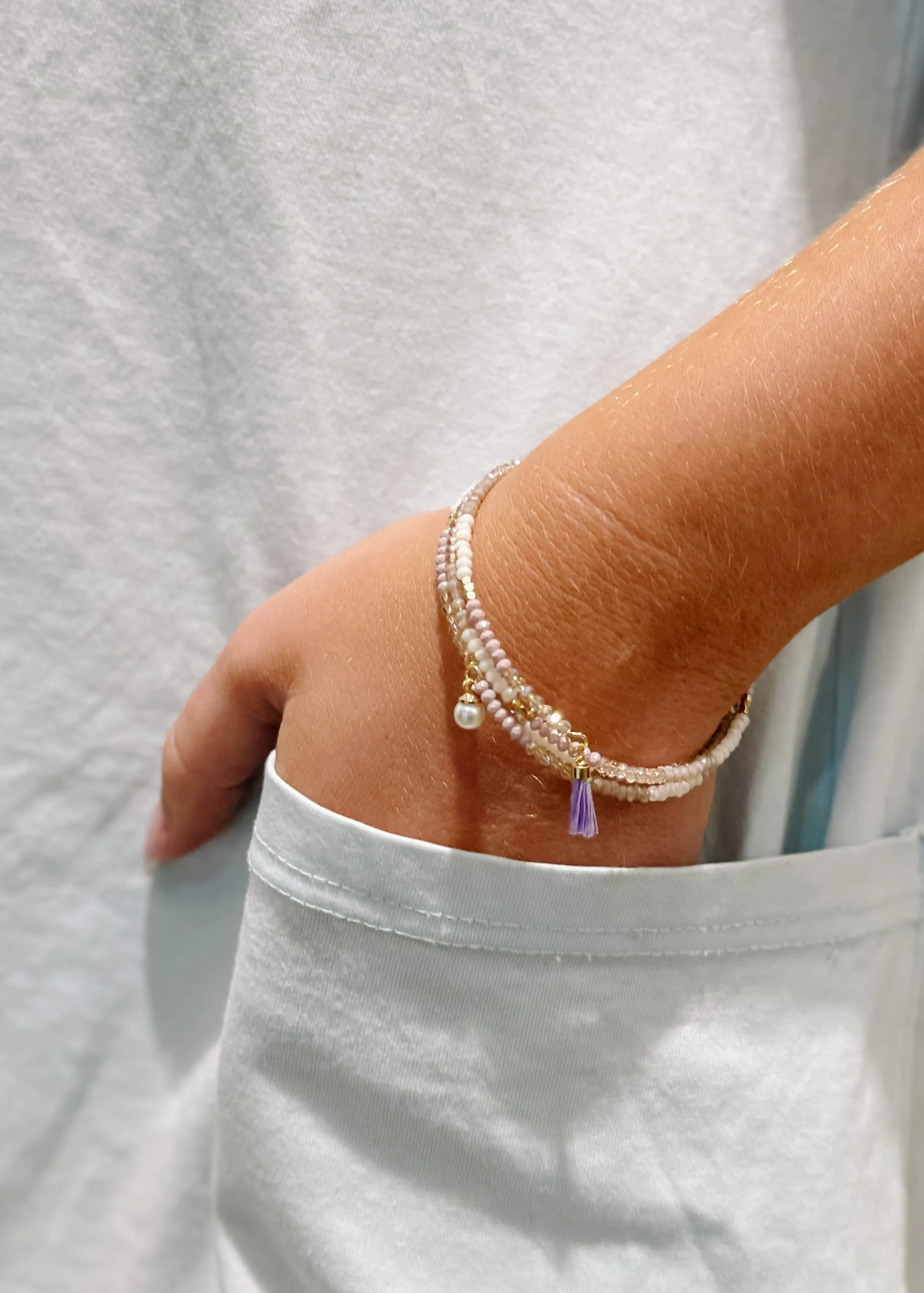 Layered Beaded Bracelet