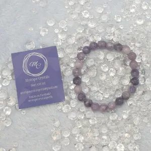 Lepidolite Beaded Bracelets