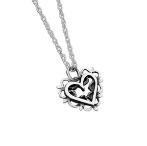 Linda Macdonald Silver vintage romance necklace