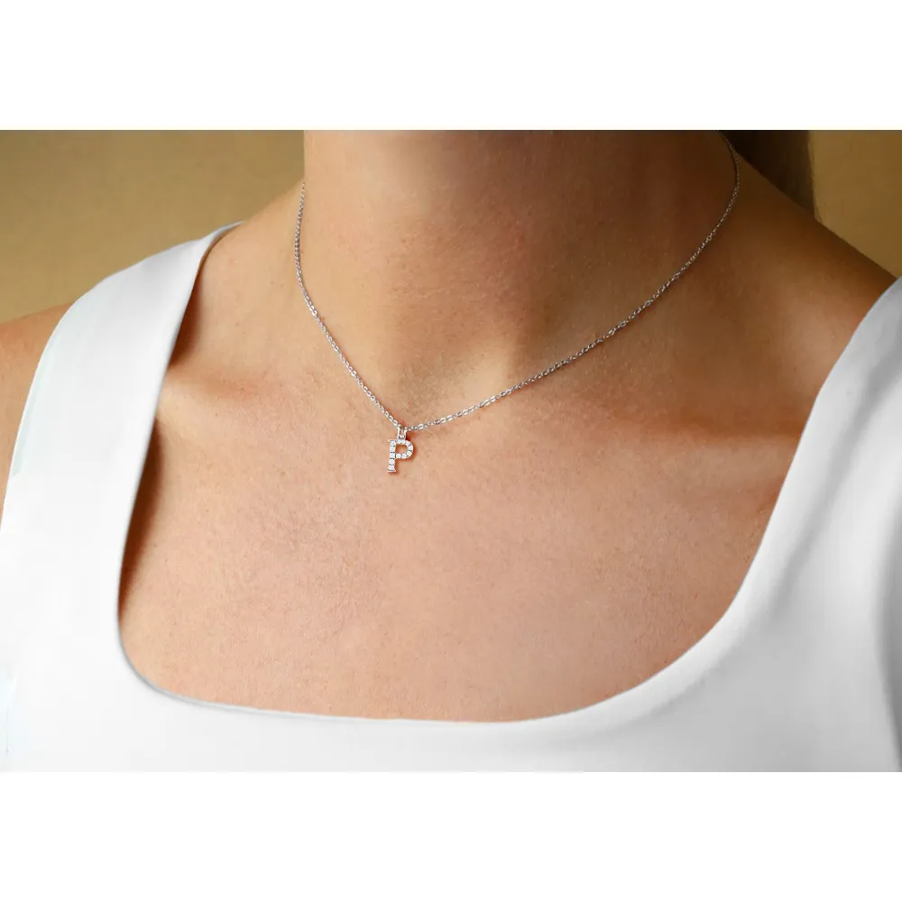 Love Letters P Necklace