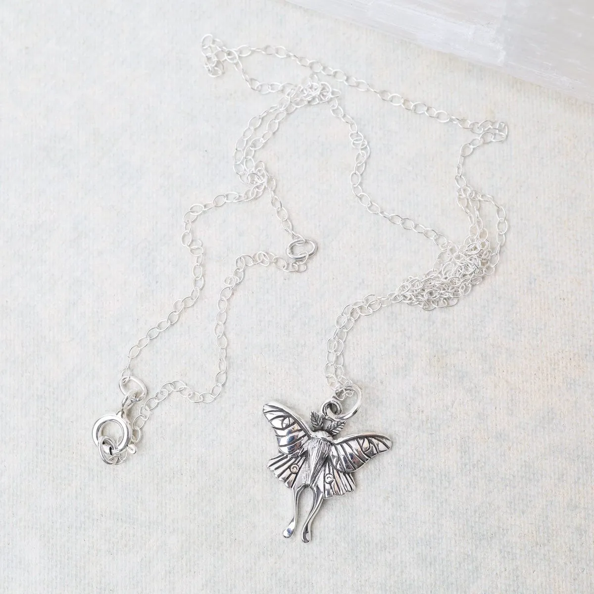 Luna Moth Pendant Necklace
