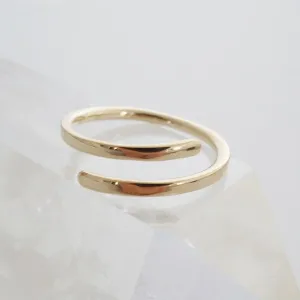 Marigold Wrap Around Ring - Smooth