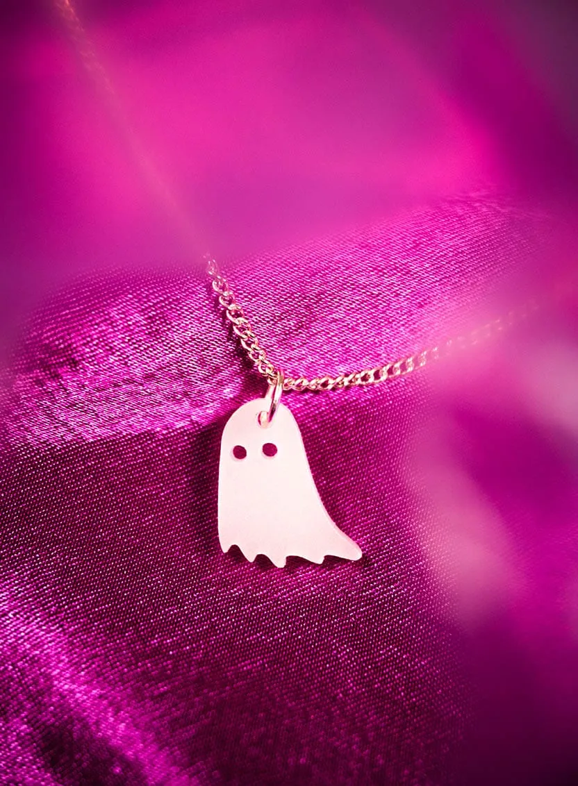 Mini Ghost Pendant - Glow in the Dark