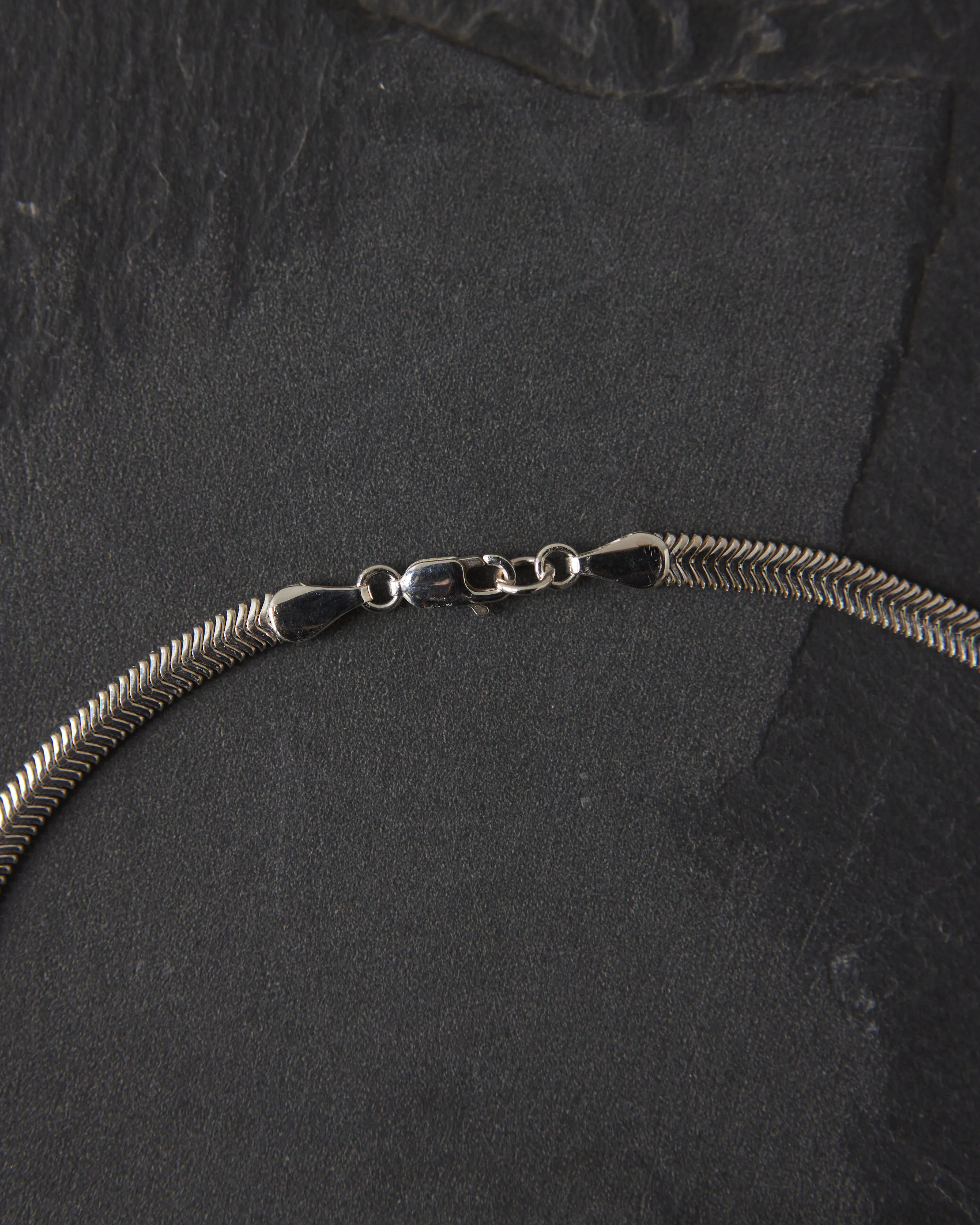 Mirta Bold Curve Necklace, Sterling Silver