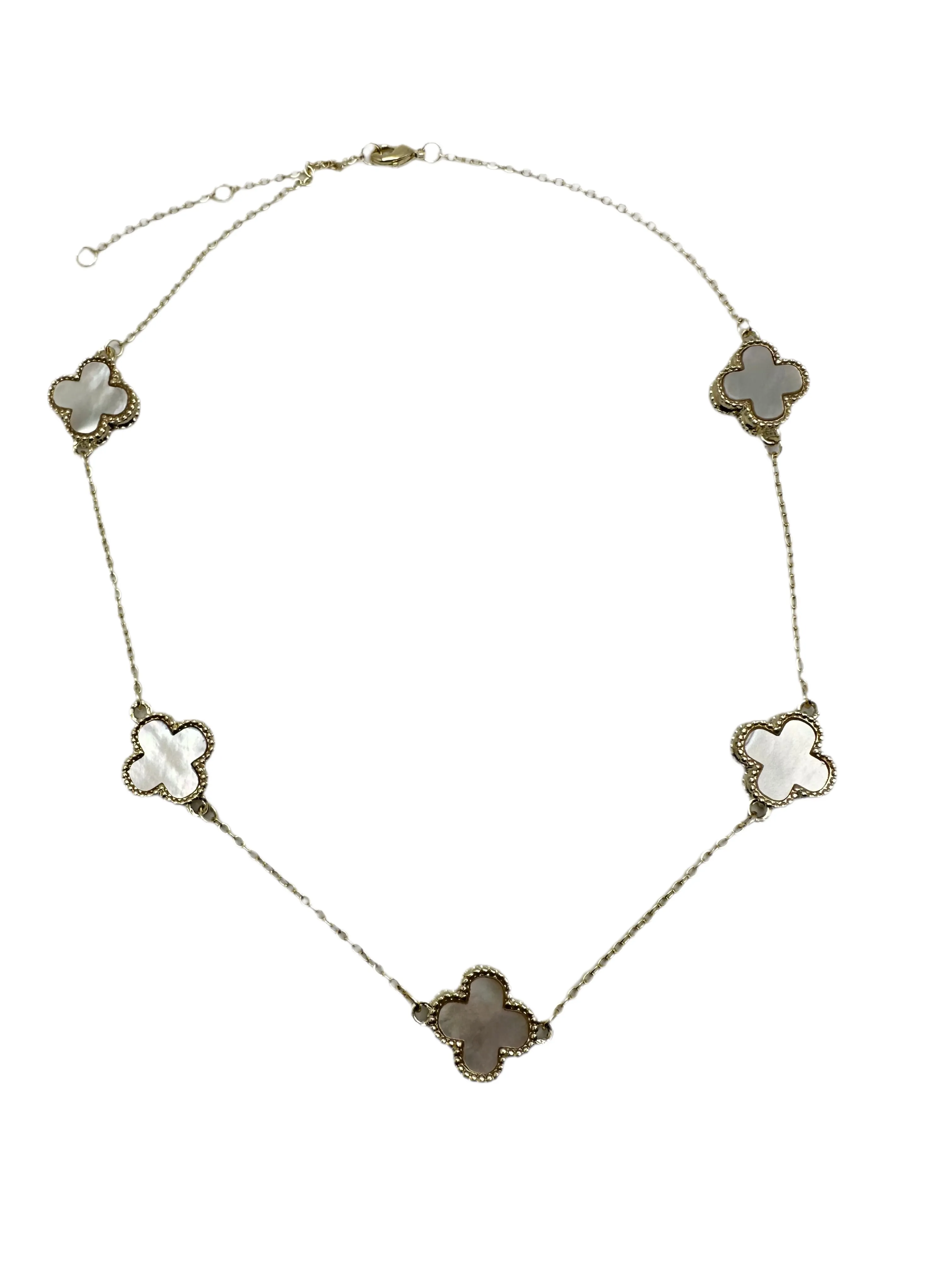 Multi Clover 18" Necklace
