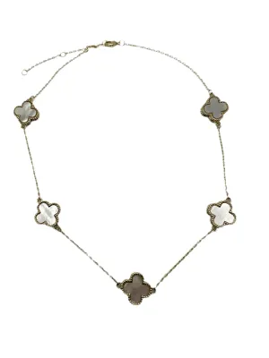 Multi Clover 18" Necklace