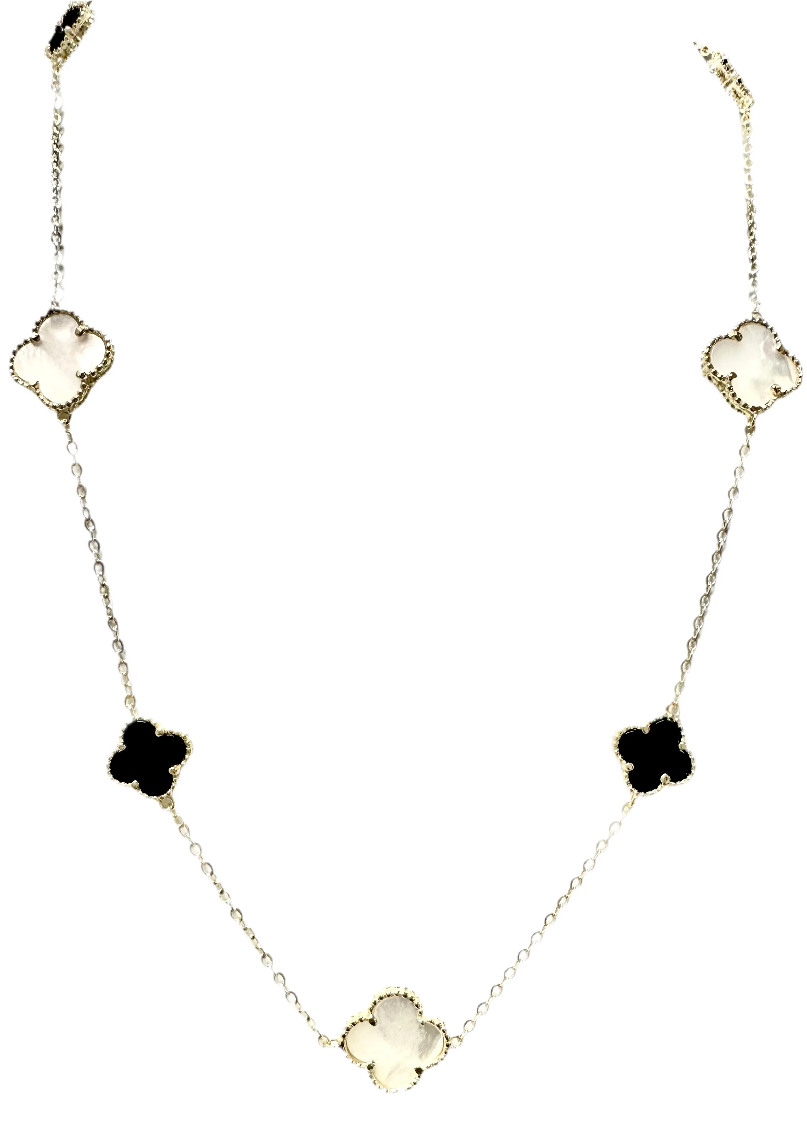 Multi Clover 18" Necklace