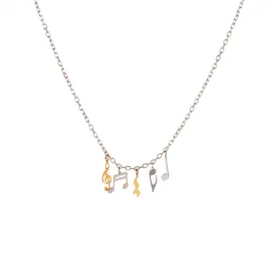 Musical Notes Necklace