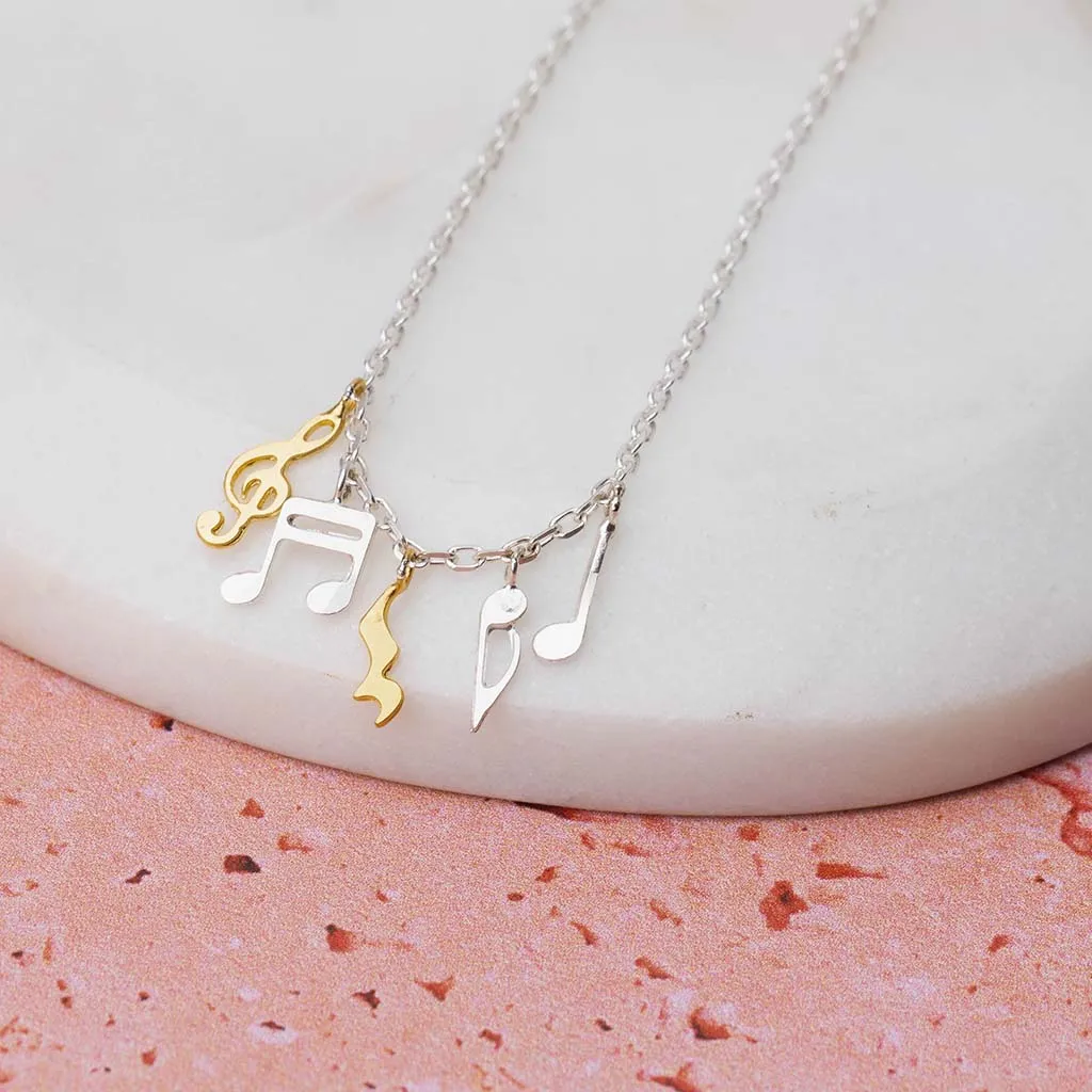 Musical Notes Necklace