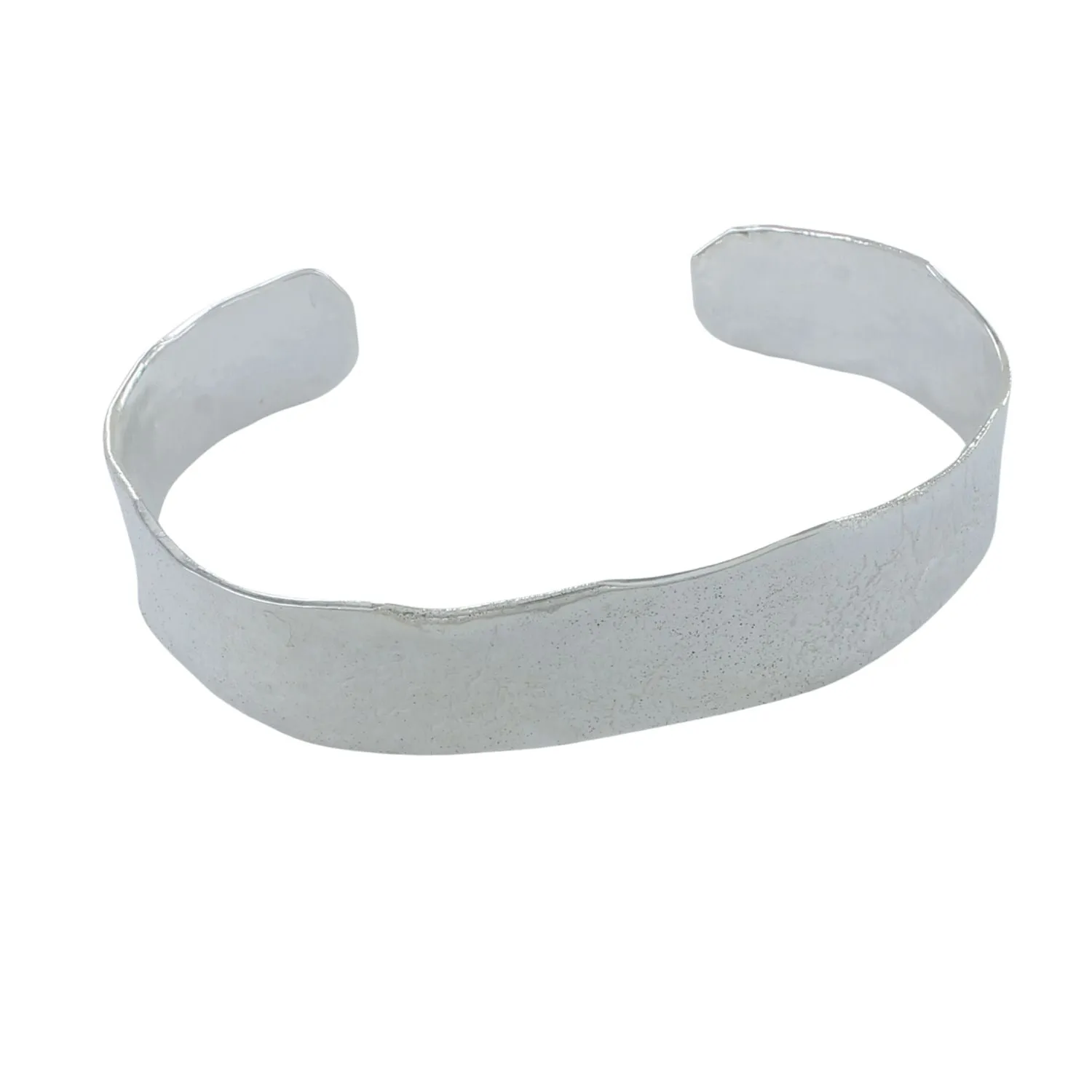 Narrow Textured Cuff Bracelet