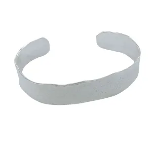 Narrow Textured Cuff Bracelet