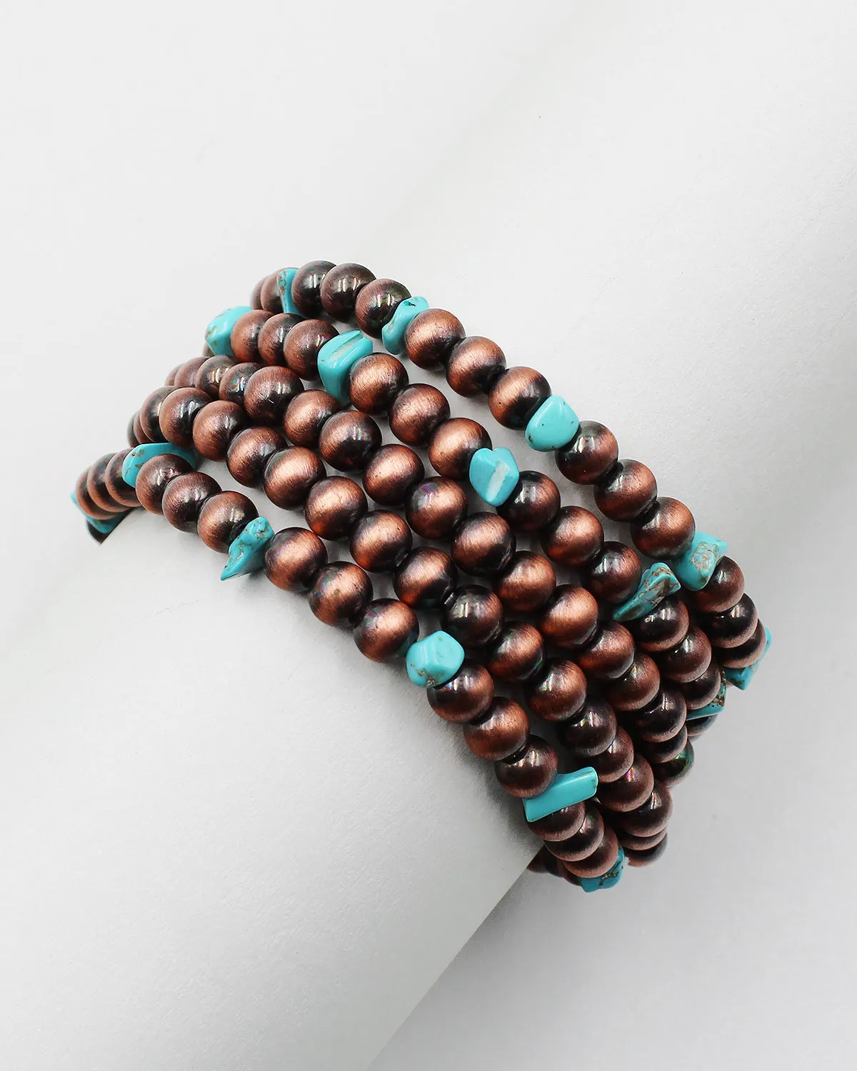 Navajo Pearl Multiple Layered Bracelet