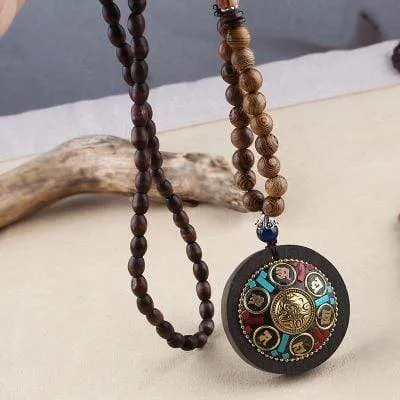 Nepalese Wooden Handmade Necklace