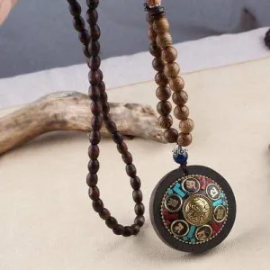 Nepalese Wooden Handmade Necklace