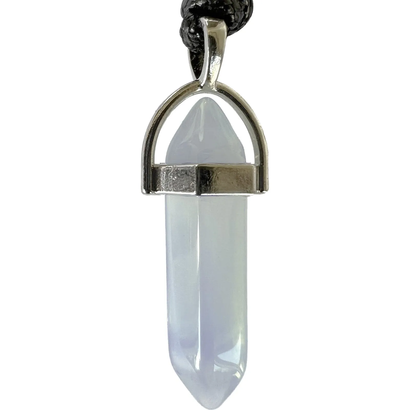 Opal Crystal Necklace Pendant Womens Mens Girl Opalite Quartz Gemstone Jewellery