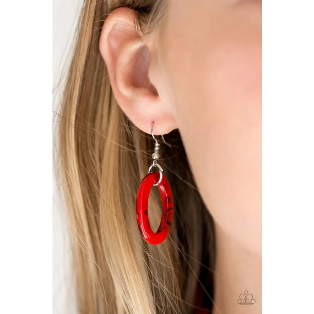Paparazzi Chromatic Charm - Red Necklace
