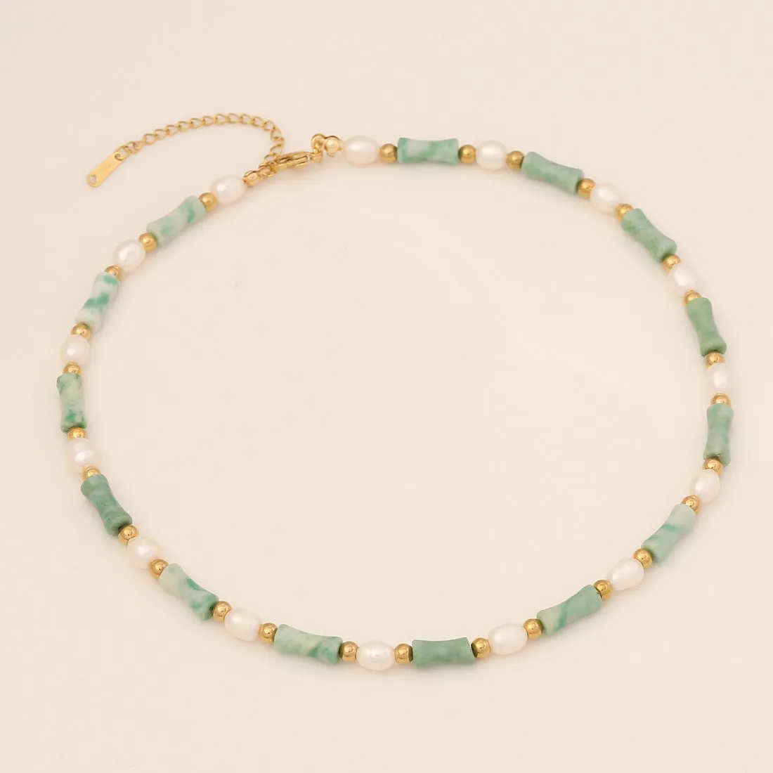 Pearl Leaf Jade Handmade Necklaces