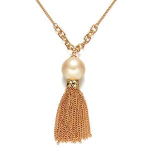 Pearl Tassel Necklace