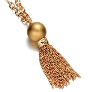 Pearl Tassel Necklace