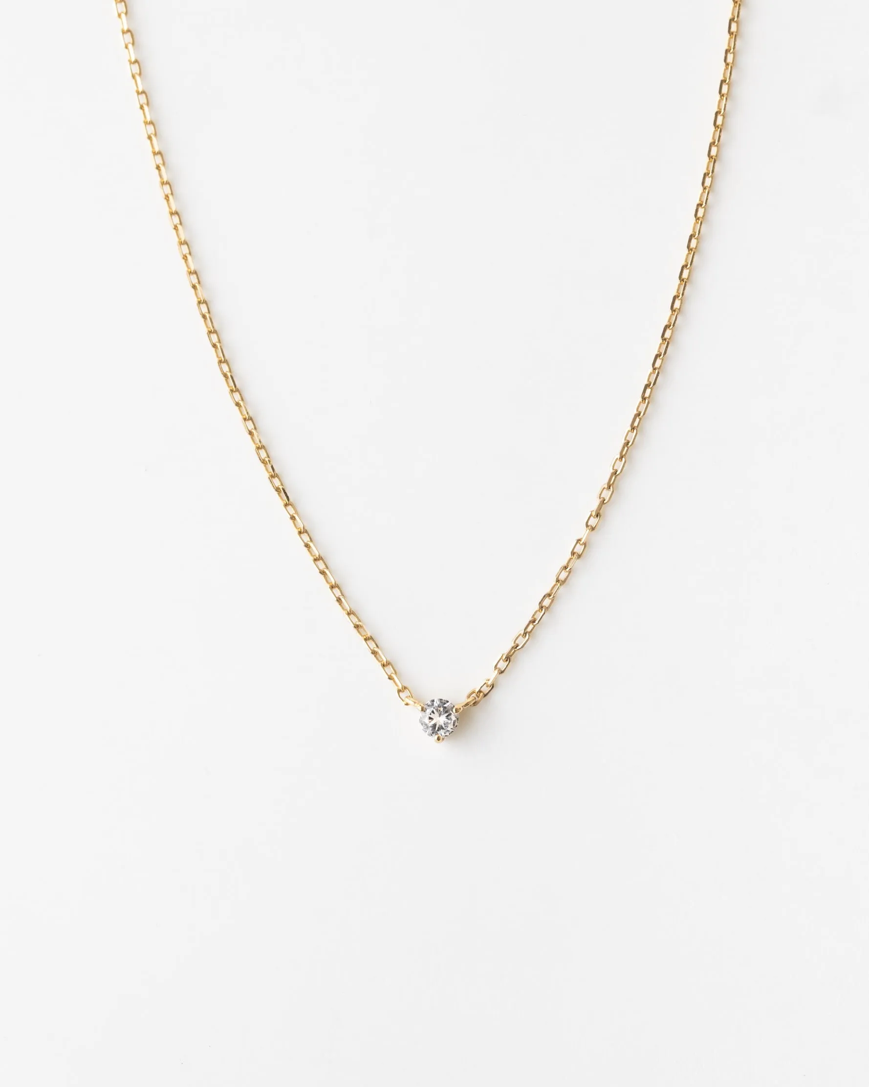 Polaris White Sapphire Necklace