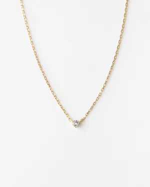 Polaris White Sapphire Necklace