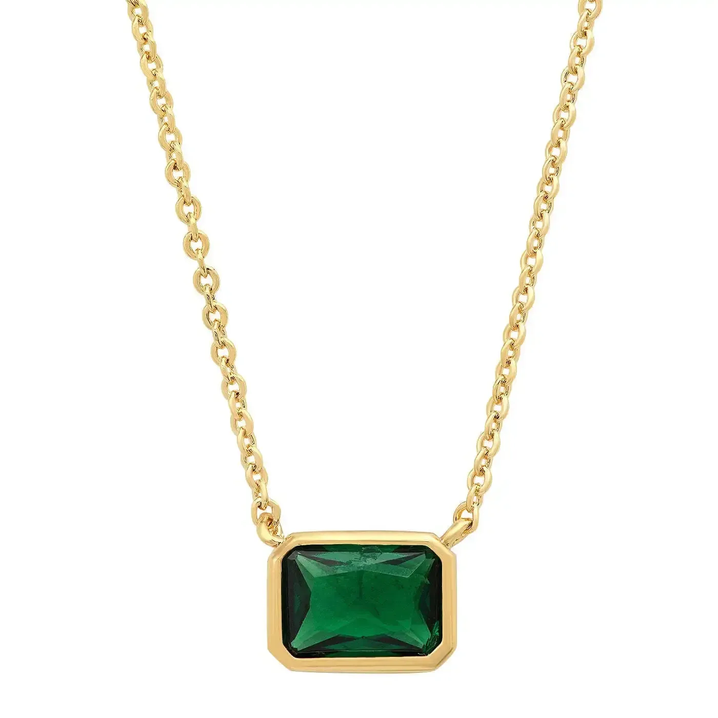 Retro Hip-hop Multicolour Crystal Pendant Necklace for Women